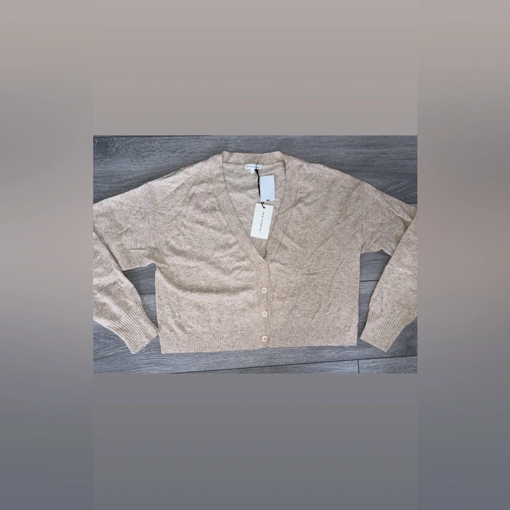 Mimosa Size Large Button Up Cardigan Tan Boutique New W/ Tags Soft Comfy